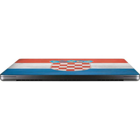 Croatia Flag Distressed MacBook Pro 14in (2021-24) Skin