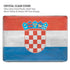 Croatia Flag Distressed MacBook Pro 16in (2021-25) Case plus Skin