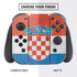 Croatia Flag Distressed Nintendo Switch Bundle Skin