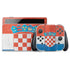 Croatia Flag Distressed Nintendo Switch OLED (2021) Skin