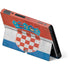 Croatia Flag Distressed Nintendo Switch OLED (2021) Skin