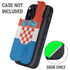 Croatia Flag Distressed Otterbox Defender iPhone Skin