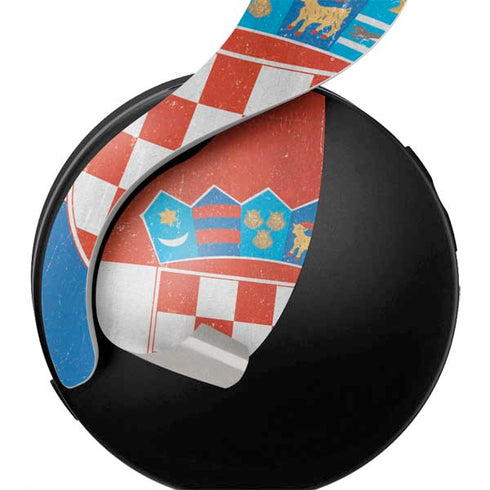 Croatia Flag Distressed PULSE 3D Wireless Headset for PS5 Skin