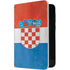 Croatia Flag Distressed Surface Duo Skin