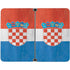 Croatia Flag Distressed Surface Duo Skin