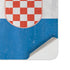 Croatia Flag Distressed Surface Duo Skin