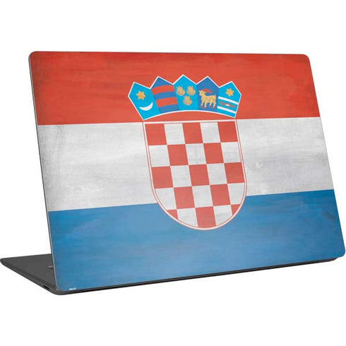 Croatia Flag Distressed Surface Laptop 4 15in Skin