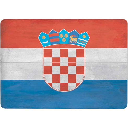 Croatia Flag Distressed Surface Laptop Studio Skin