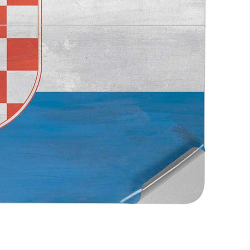Croatia Flag Distressed Surface Laptop Studio Skin