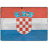 Croatia Flag Distressed Surface Pro 8 Skin