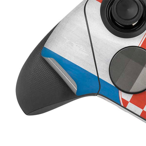 Croatia Flag Distressed Xbox Elite Wireless Controller Series 2 Skin