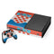 Croatia Flag Distressed Xbox One Console and Controller Bundle Skin