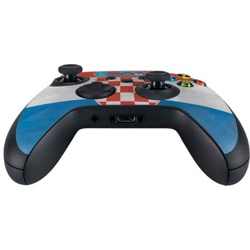 Croatia Flag Distressed Xbox Series X Controller Skin