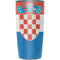 Croatia Flag Distressed Yeti 20oz Tumbler Skin