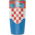 Croatia Flag Distressed Yeti 20oz Tumbler Skin
