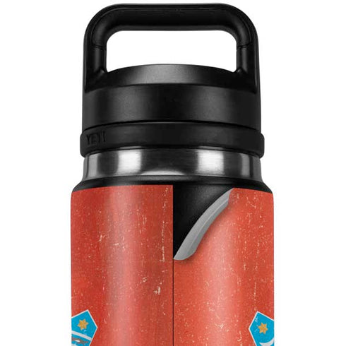 Croatia Flag Distressed YETI Rambler 26oz Bottle Skin