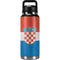 Croatia Flag Distressed YETI Rambler 36oz Bottle Skin