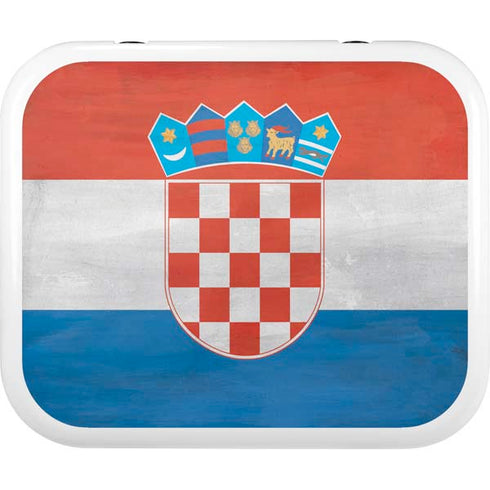 Croatia Flag Distressed YETI Roadie 24 Hard Cooler Skin