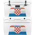 Croatia Flag Distressed YETI Tundra 45 Hard Cooler Skin