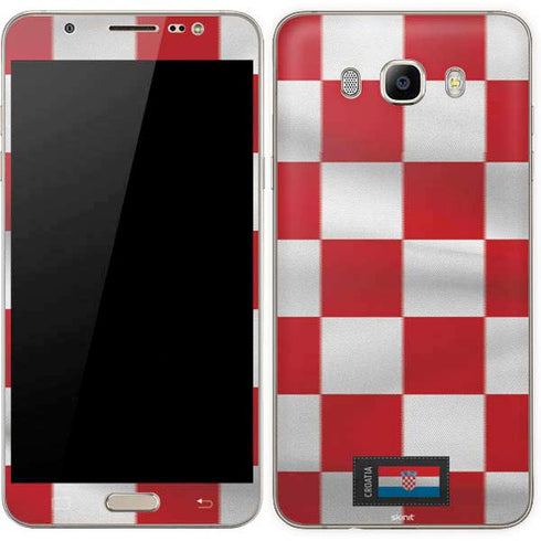 Croatia Soccer Flag Galaxy J7 Skin