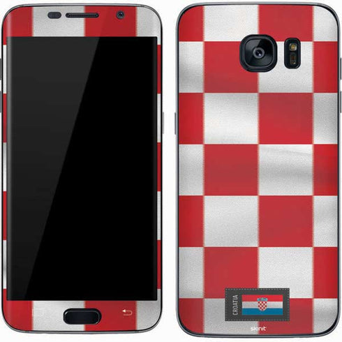 Croatia Soccer Flag Galaxy S7 Skin
