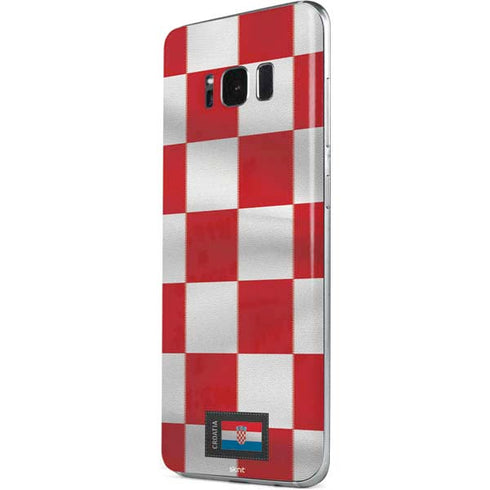 Croatia Soccer Flag Galaxy S8 Plus Skin