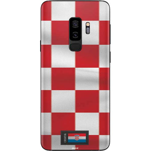 Croatia Soccer Flag Galaxy S9 Plus Skin