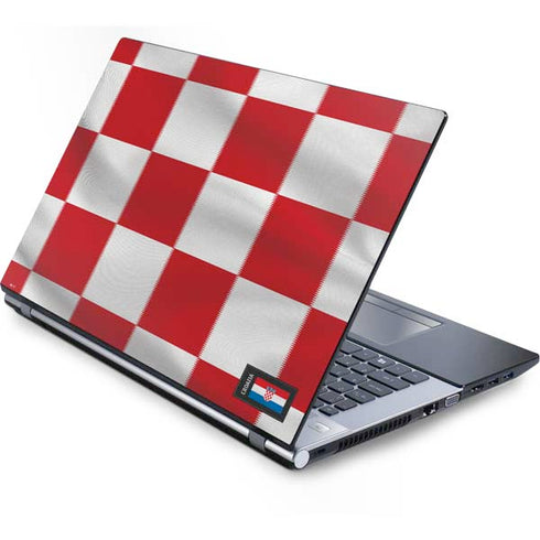 Croatia Soccer Flag Generic Laptop Skin