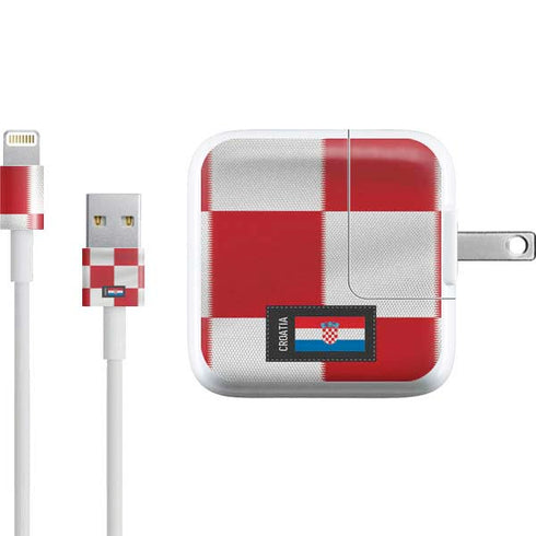 Croatia Soccer Flag iPad Charger (10W USB) Skin