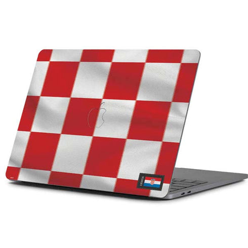 Croatia Soccer Flag Apple MacBook Pro 13-inch Skin