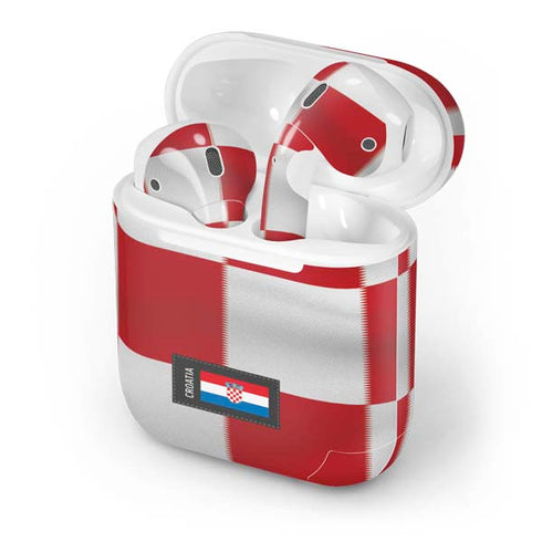 Croatia Soccer Flag Apple AirPods Skin