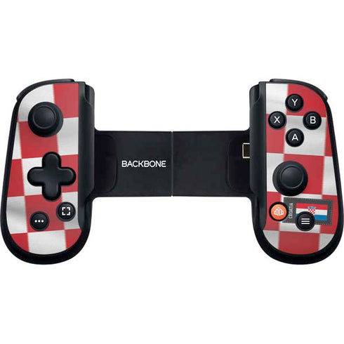 Croatia Soccer Flag Backbone One for iPhone Game Controller Skin