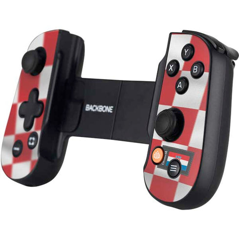 Croatia Soccer Flag Backbone One for iPhone Game Controller Skin