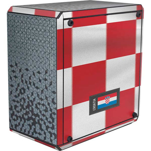 Croatia Soccer Flag Cooler Master MasterBox Q300L Mini Tower Skin