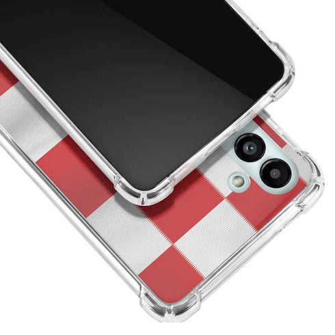 Croatia Soccer Flag Galaxy A13 5G Clear Case
