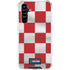 Croatia Soccer Flag Galaxy A54 5G Clear Case