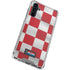Croatia Soccer Flag Galaxy A54 5G Clear Case