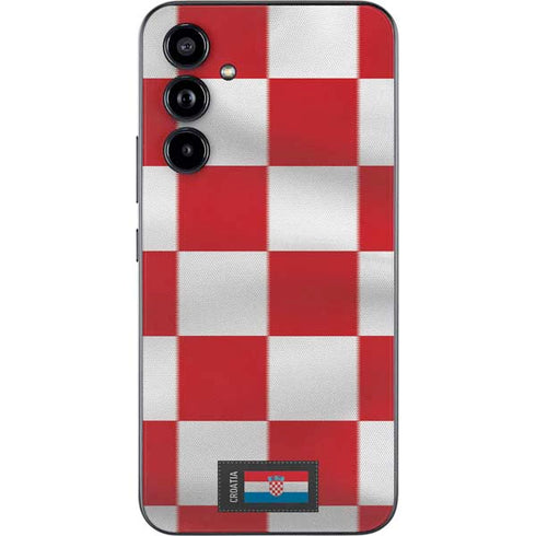 Croatia Soccer Flag Galaxy A54 5G Skin