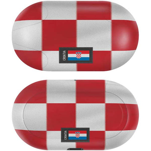 Croatia Soccer Flag Galaxy Buds Skin