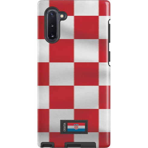 Croatia Soccer Flag Galaxy Note 10 Pro Case