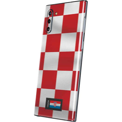Croatia Soccer Flag Galaxy Note 10 Skin