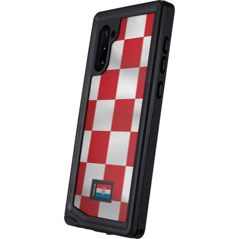 Croatia Soccer Flag Galaxy Note 10 Waterproof Case
