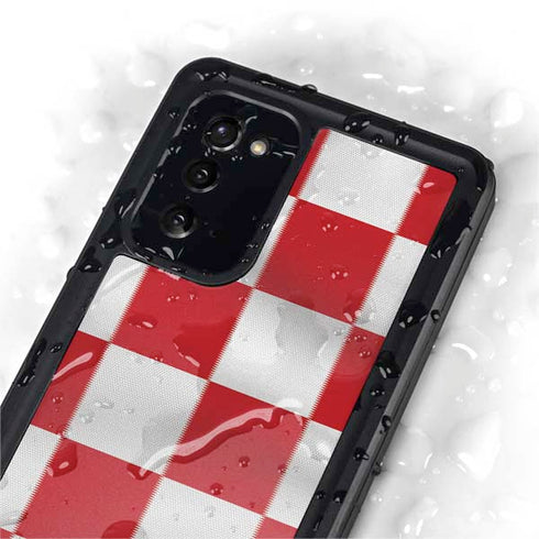 Croatia Soccer Flag Galaxy Note20 5G Waterproof Case