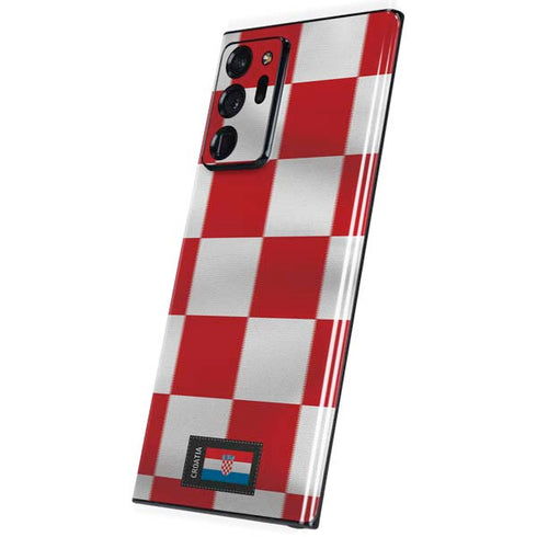 Croatia Soccer Flag Galaxy Note20 Ultra 5G Skin