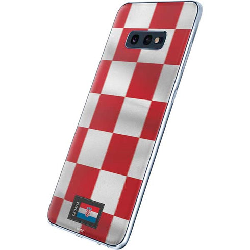 Croatia Soccer Flag Galaxy S10e Skin