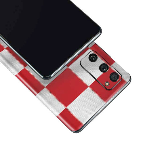 Croatia Soccer Flag Galaxy S20 Fan Edition Skin