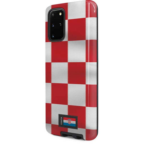 Croatia Soccer Flag Galaxy S20 Plus Pro Case