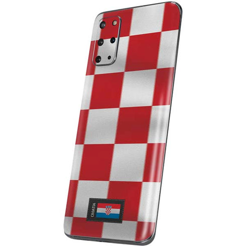 Croatia Soccer Flag Galaxy S20 Plus Skin