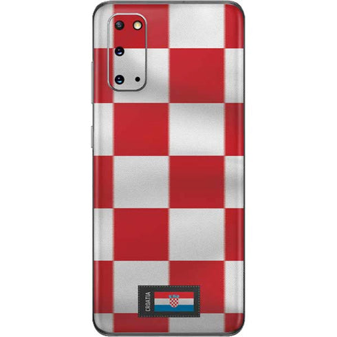 Croatia Soccer Flag Galaxy S20 Skin