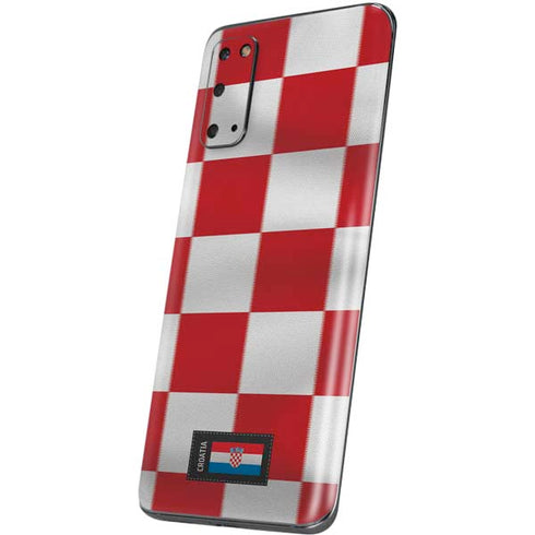 Croatia Soccer Flag Galaxy S20 Skin